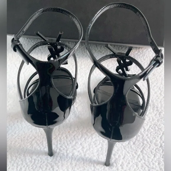 Saint Laurent YSL 100mm Opyum Patent Leather Sandals - Picture 5 of 16